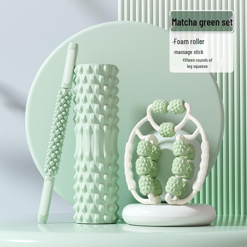 Professional Foam Roller for Muscle Relaxation and Leg Slimming - Wolf Tooth Massage Roller for Yoga and Fitness