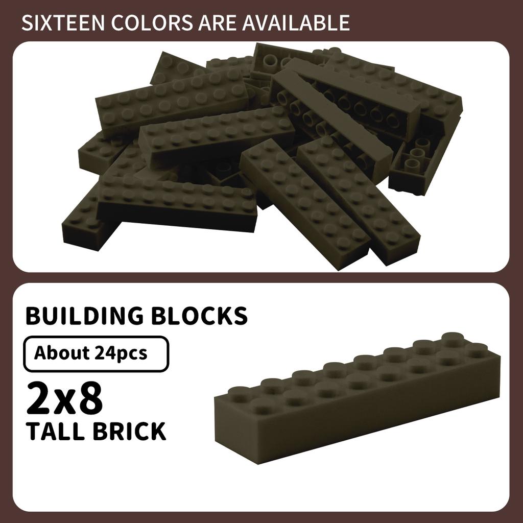 Non-Toxic 100G 2X8 High Brickbuilding Blocks Thick Figuresbricks Dots Educational Creative Sizecompatible With Plastic Toys Forchildren