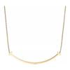 Tiffany & Co. T Series Smile 18K Gold Necklace Women Necklace 35189459,36201525,67513363