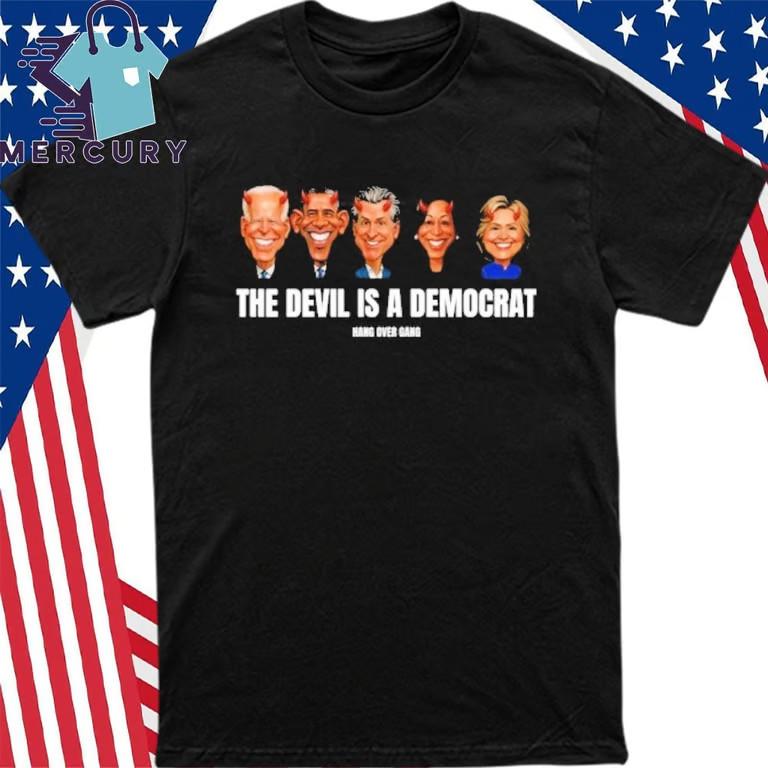 The Devils Is A Democrat Hang Over Gang Shirt Unisex T-Shirt XXXXL