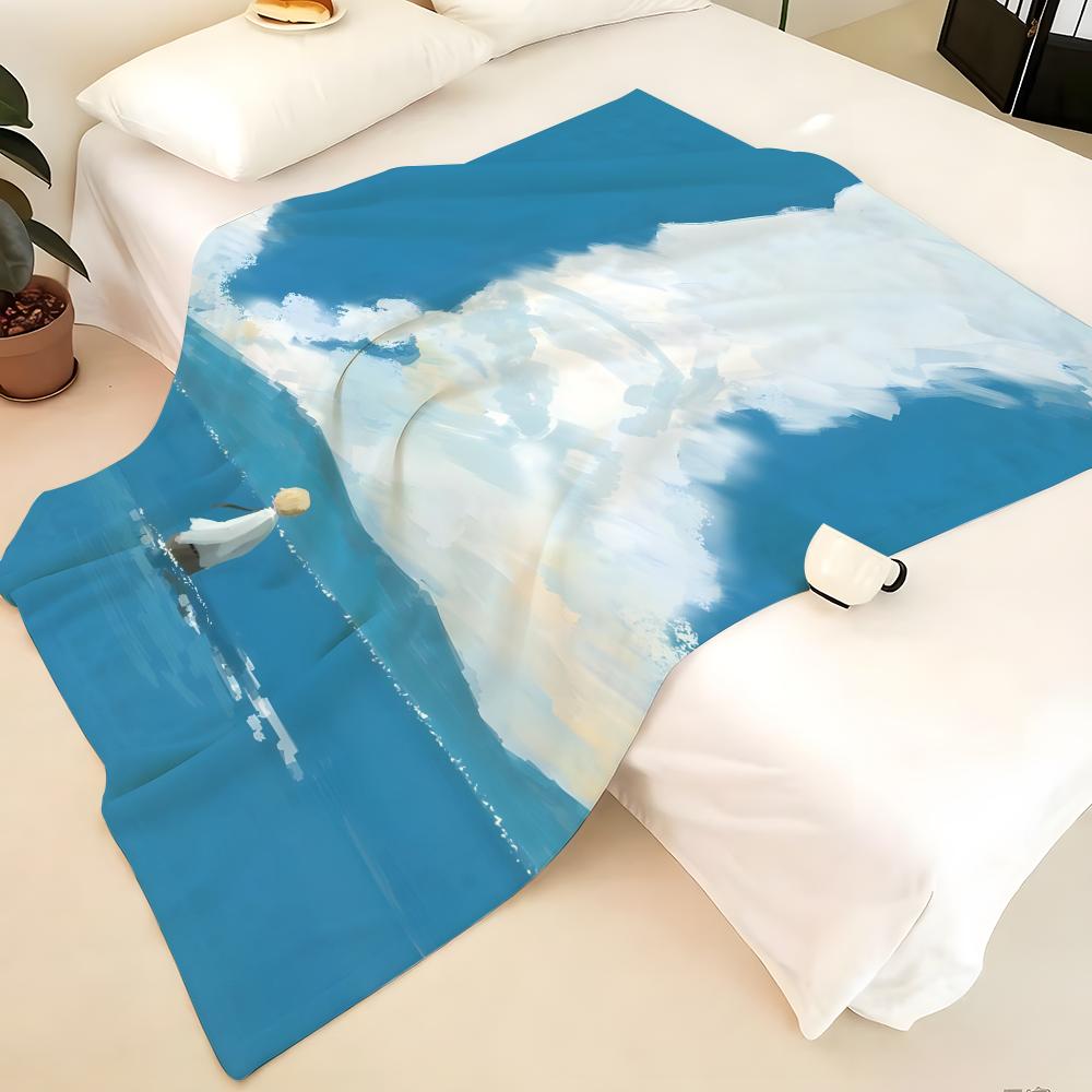 Anime N-Natsumes B-Book o-of F-Friends Throw Flannel Blanket, Soft Warm, Durable & Washable cute Cool
