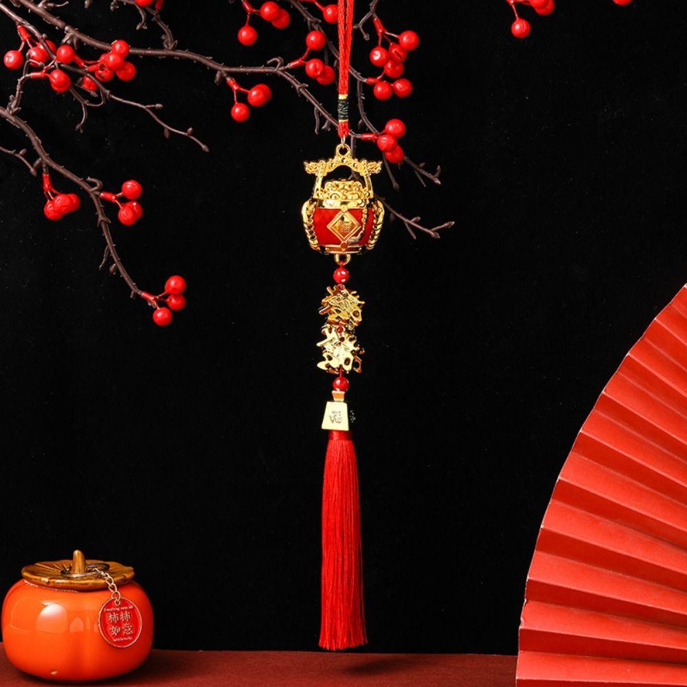 

Traditional Spring Festival Hanging Pendant Reusable Plant Pendant Lucky Wealth Style 3