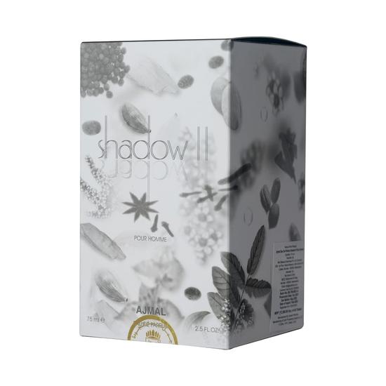 Ajmal Shadow II Pour Homme Men Eau De Parfum Perfume |Premium, Long Lasting Citrus Floral & Woody Fragrance for Men,100ML