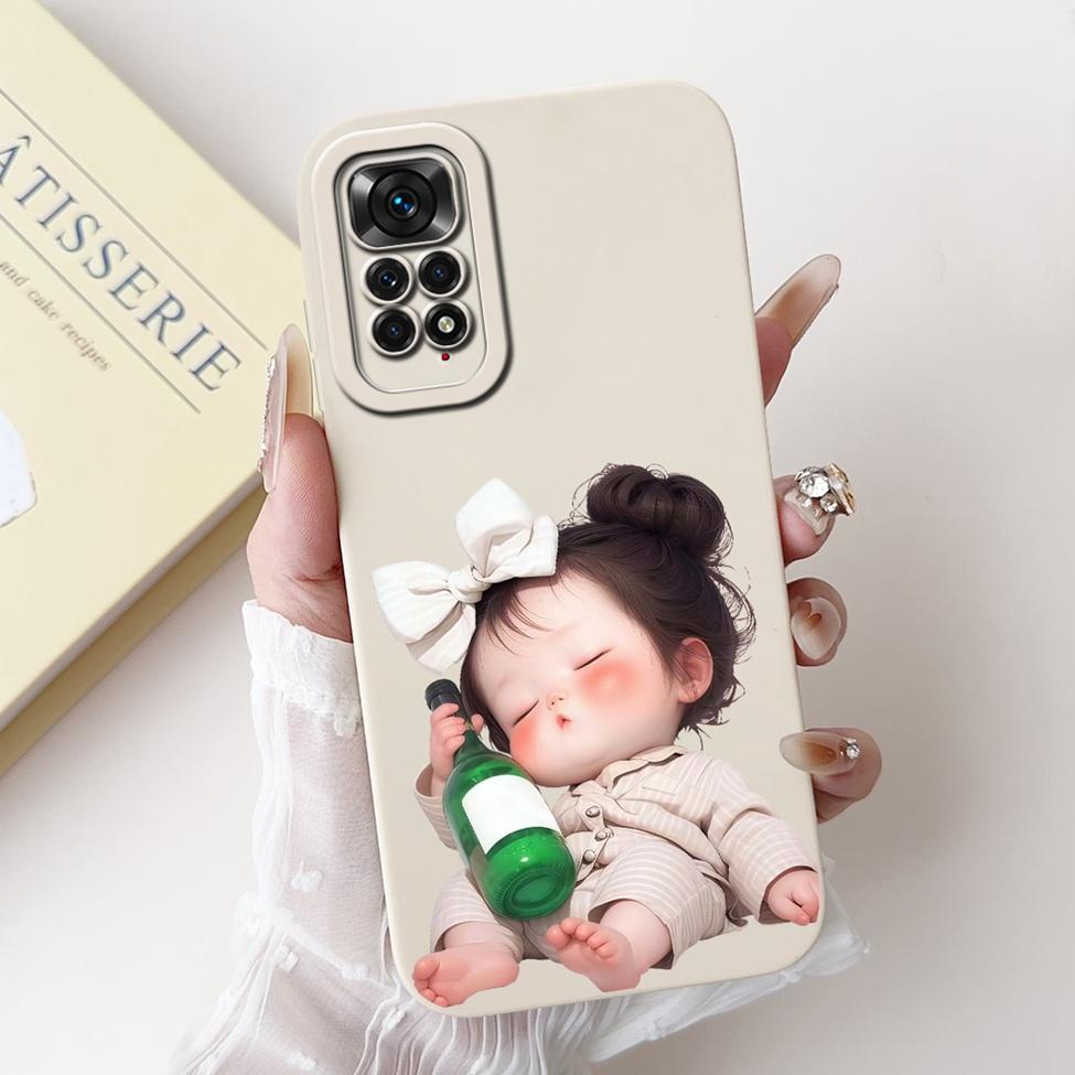 6.67'' Global For Redmi Note 11 Pro Case Silicone Fashion Luxury Cute Cat Painted Shockproof Phone Case For Redmi Note 11 Pro 5G