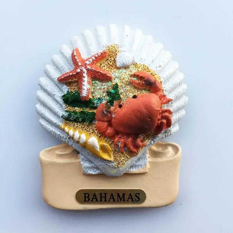 Bahamas Fridge Magnets Tourist Souvenirs Magnets for Refrigerators Creative Folk Dance magnetic sticker Home  Kitchen Decoration
