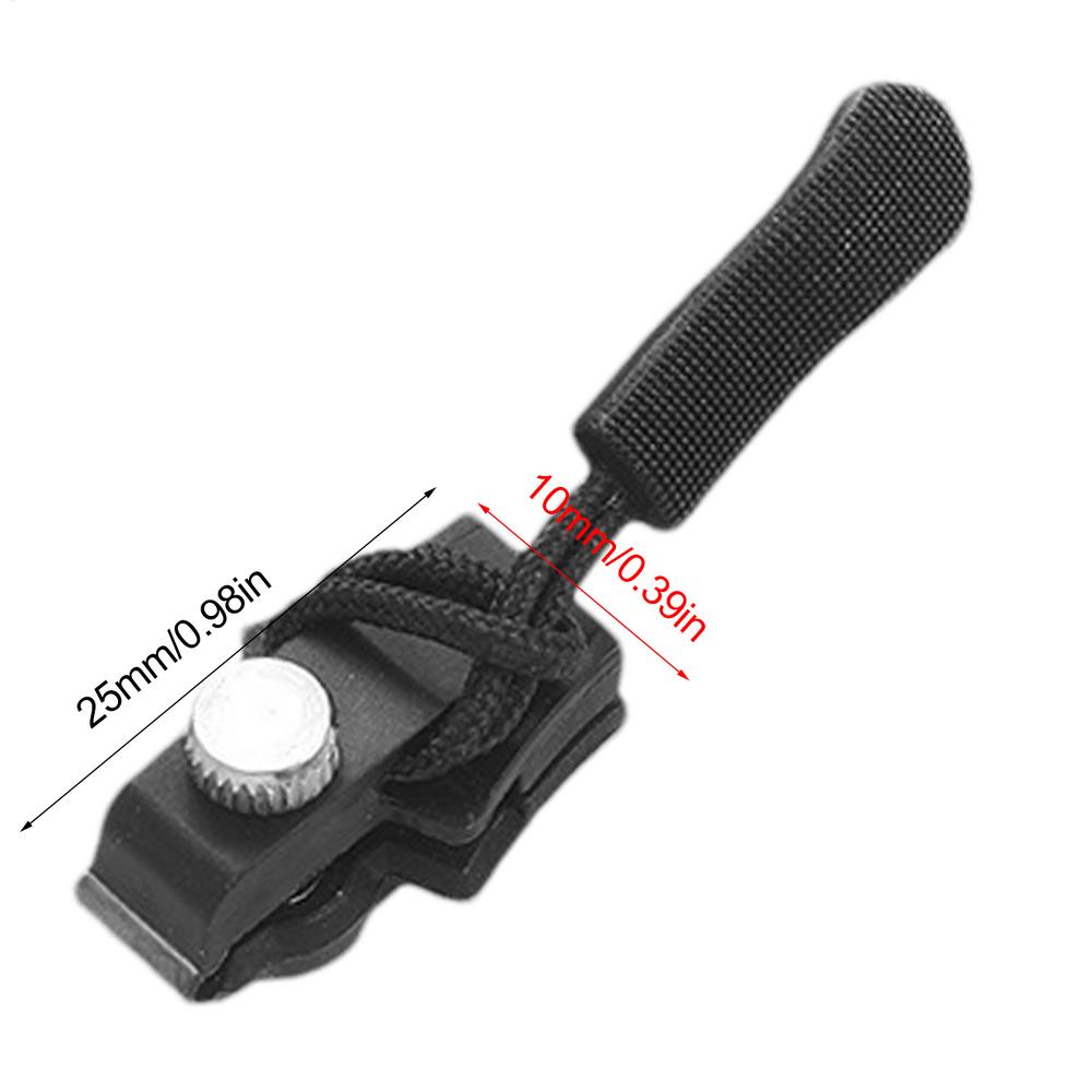Zipper Head 10PCS Removable Zipper Teeth Fix Zip Puller Zipper Replacement Zipper Fix Replacement for Luggage Backpacks Jackets