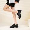 Flat Sole Single Shoes Women's Spring and Autumn Thin  New Vintage Comfortable Leather Casual Women's Shoes Thick Sole Small Leather Shoes