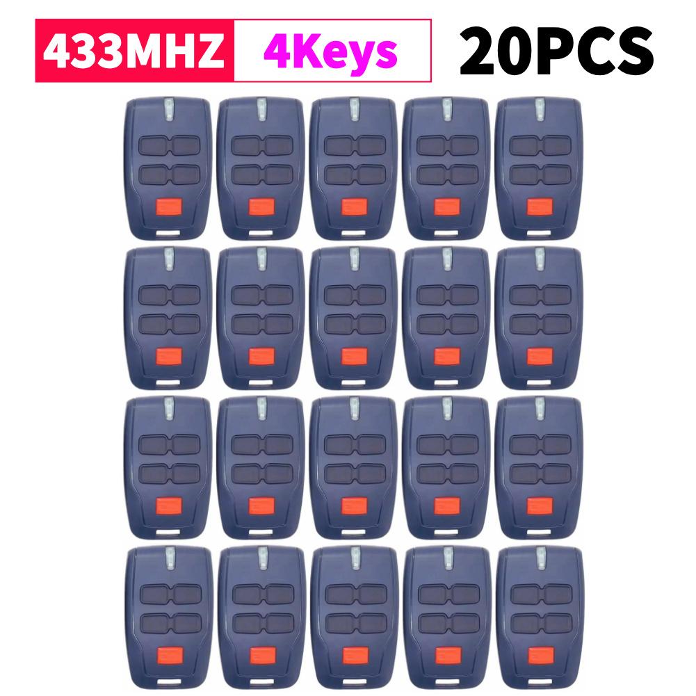 30-1Pcs BFT Control Remote 433.92MHz Secure Rolling Code Remote Gate Remote Control Garage Door Opener For Mitto2 RCB 2 4 MITTO4