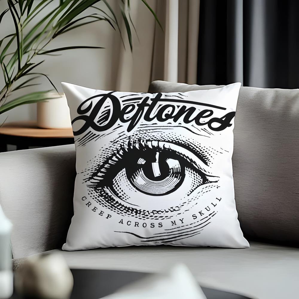 Fashion Ddeftonesiou Cushion Cover Antidustmite Pillowcase Invisible Zipper Silky Short Plush Sofa Cushion Cover