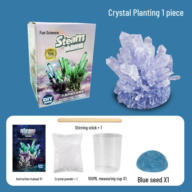 Children's Crystal Growing Science Kit: STEAM Educational Toy for Primary Students