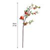 6 Head Artificial Pomegranate Branch Stem Faux Fruit for Vase Realistic Faux Pomegranates Tree Branch for Decoration