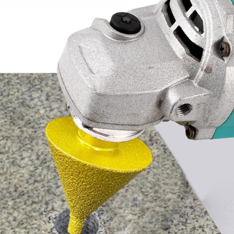 Diamond Drill Bits Grinding Wheels M10 Threaded Polishing Ceramic Tile Engraving Cutting 38 50MM Tapered Chamfering Utility