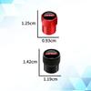 BSQGD1 SS Logo Emblem Metal Car Tire Valve Stem Cap Tire Wheel Stem Air Valve Caps For Chevrolet Sport Cruze Camaro Captiva Aveo 4Pcs