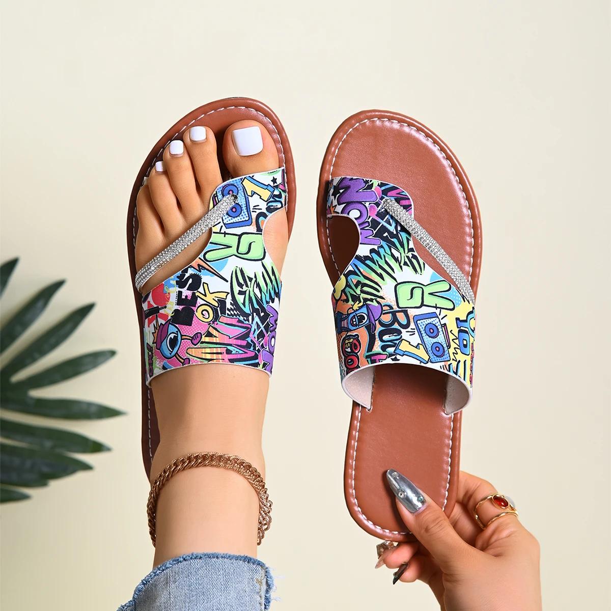 

Женские туфли на плоской подошве в стиле ретро 2024 года, летние модные тапочки-гладиаторы с застежкой-молнией, женские повседневные пляжные шлепанцы Zapatos De Mujer 35