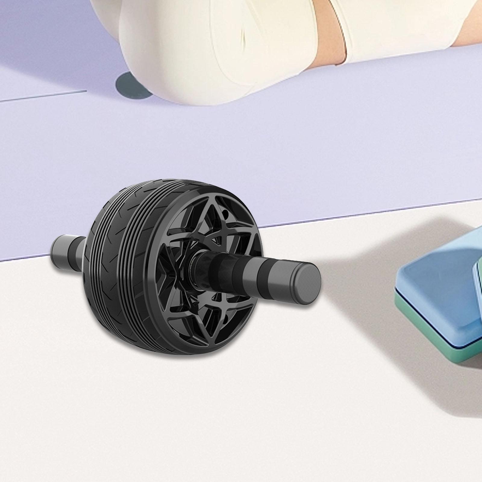 

Роликовый тренажер для тренировки мышц кора, бесшумный, с ковриком для колена, фитнес-оборудование для домашнего спортзала