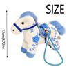 Cute Stuffed Animal Horse Kawaii Zodiac Pony Figurine Plush Horse Doll Pendant  Chinese Zodiac