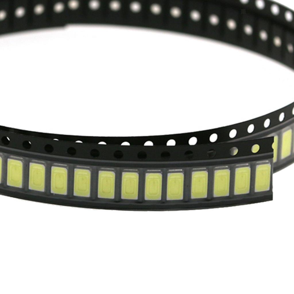 100 Stück 5630/5730 Einzelchip für SMD SMT LED 0,5W Weiß 5000-6500k