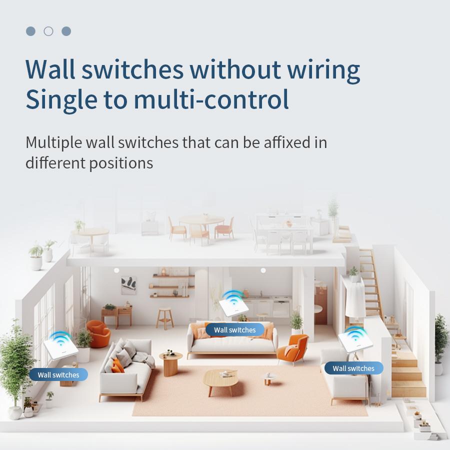 RF 433Mhz Wireless Remote Control Light Lamp Holder 110V 220V E27 Lamp Base Light Switch 1/2/3 Gang Wall Switch for Led Bulb