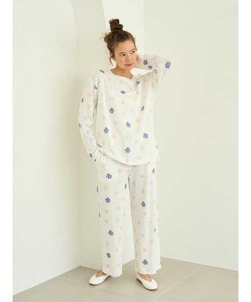 Gelato Pique PIQUE MONSTER Monster Print Pullover PWCT244290 GRY Free Size Women's