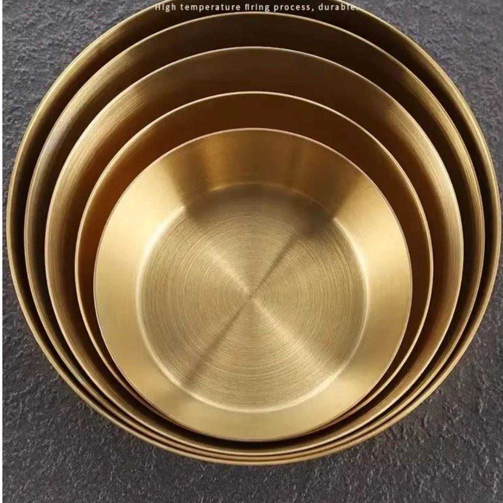 Thickened Kimchi Dish 304 Stainless Steel Cold Dish Small Appetizer Bowls Korean Barbecue