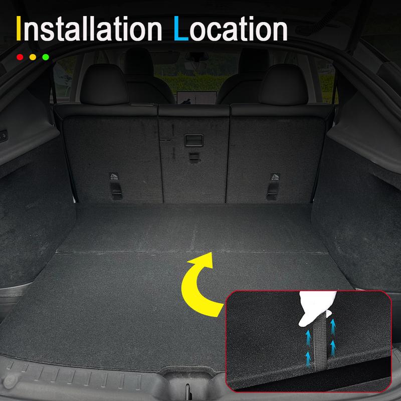 Kofferraum Seil Zugband Für Tesla Model Y 2021-2026 Öffnen Heckklappe Abdeckung Griff Zugband Auto Organizer Zubehör Gadgets