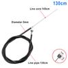 Universal Brake Cable Front Rear Drum Brake Line From 50cm to 200cm Rear Wire Pull Wire for Electric Scooter Accessories