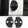 Black ABS Door Buckle Protection Cover Trim 2PCS Fit For Tesla Model X 2016-