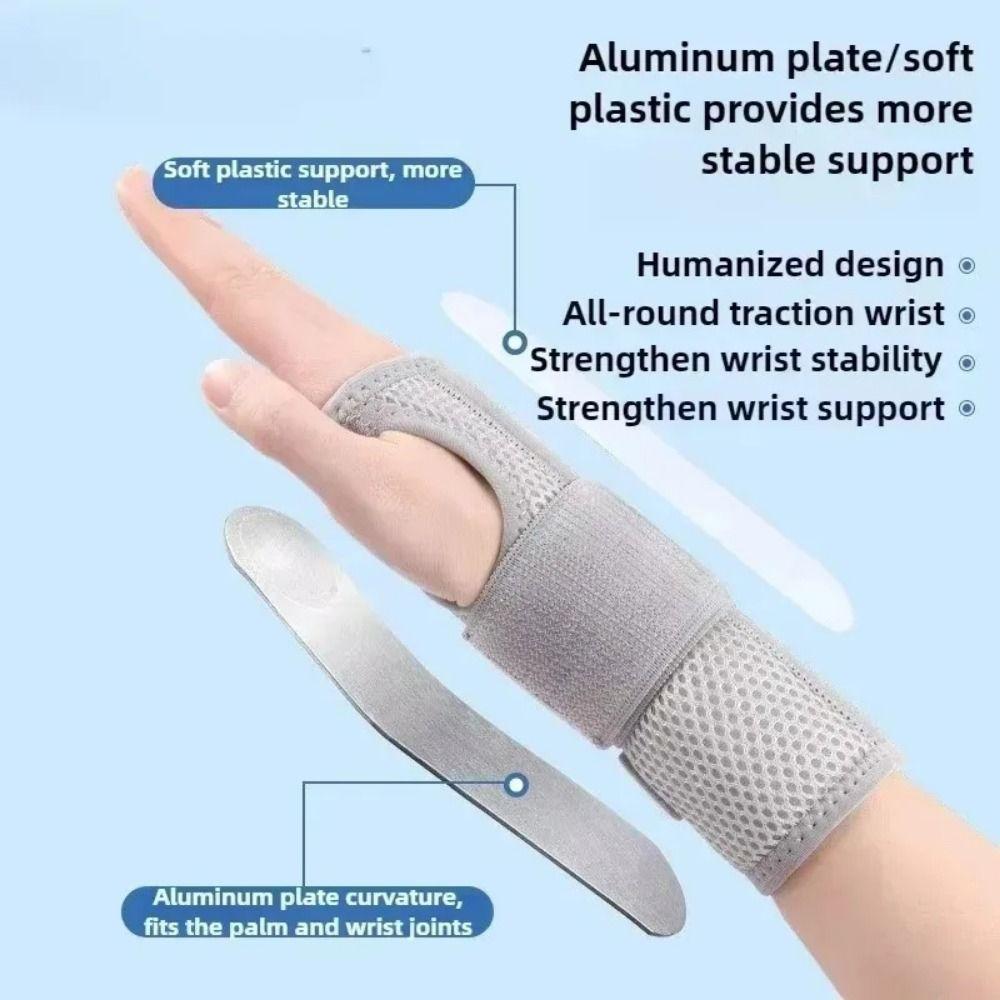 Adjustable Wrap Wrist Support Splint Breathable Hand Wrist Guard Wrist Stabilizer  Splints