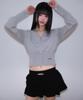 Rose Franz Rose Cancan Mini Skirt [Black]