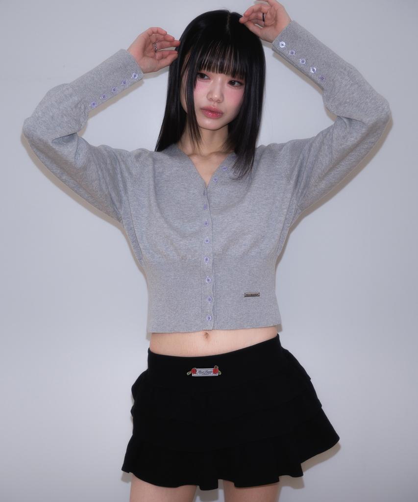 Rose Franz Rose Cancan Mini Skirt [Black]