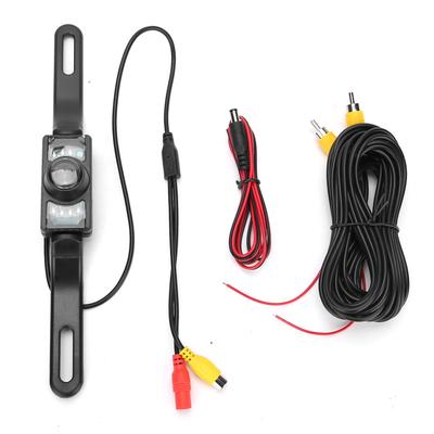 140 Degrees  HD Infrared Night Vision Car Rear View Backup Camera Monitor for Long License Plate Frame