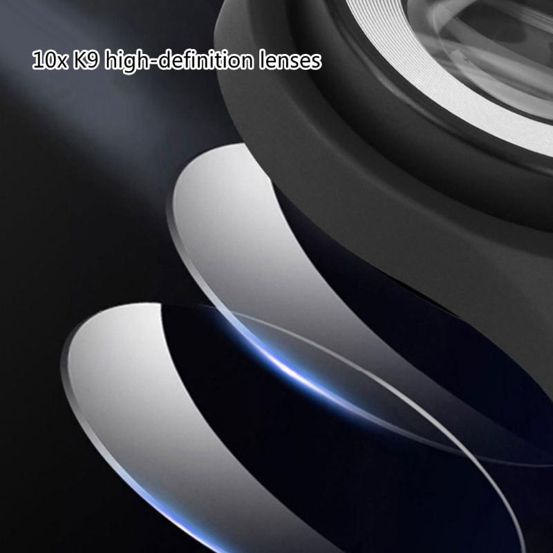 60X Magnifying Glass Loupe with LED/UV Light Magnifier Magnifying Lens for Jewelry Coin Stamps Inspection