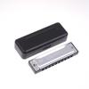 Harmonica Key Of C 10 Hole Diatonic Harmonica C With Case For Beginner Students Kids Gift Metal Harmonica