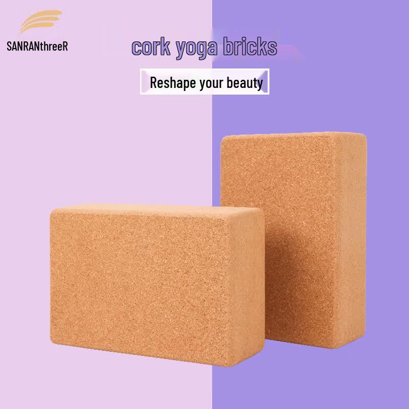 Sanfan High-Density Cork Yoga Block