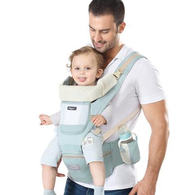 Multifunctional Breathable Baby Carrier with Hip Seat Lumbar Support Waist Stool for 0-36 Months