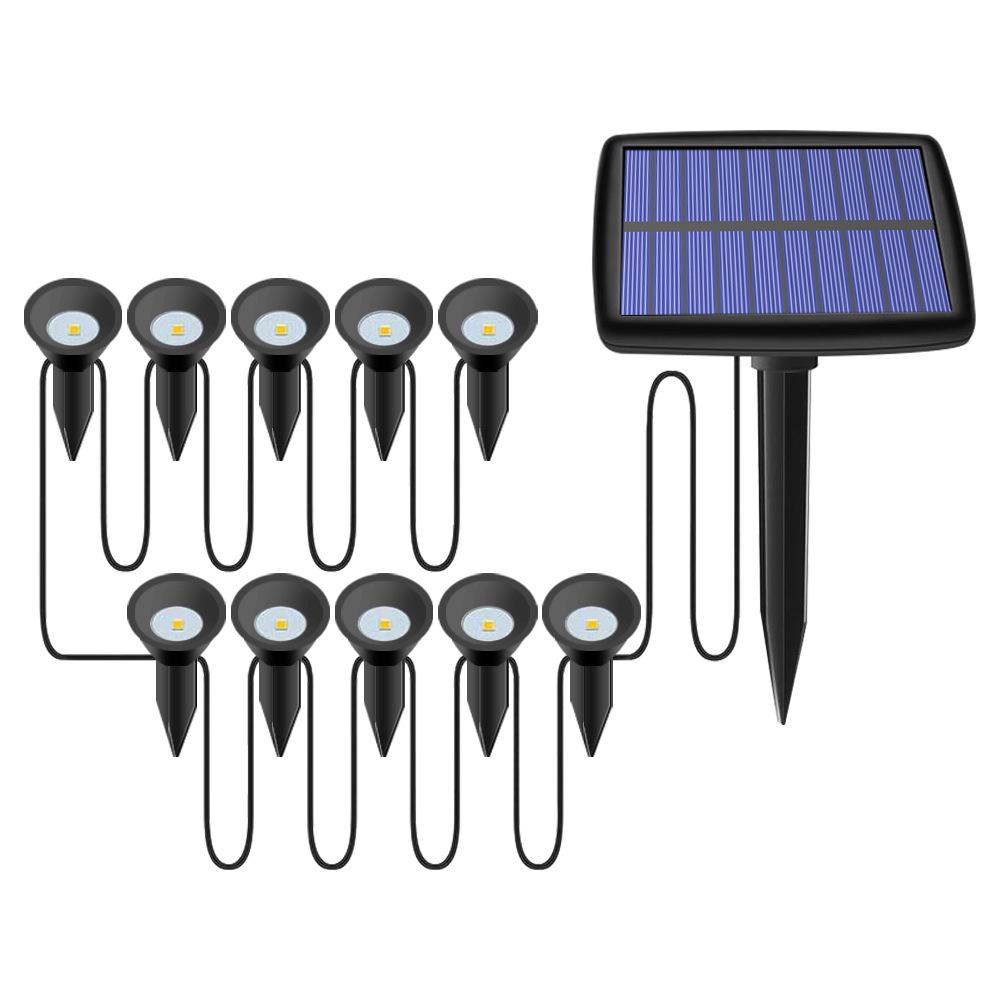 Clearance: Solar String Lights, One-to-Ten Set, Outdoor Waterproof Landscape & Pathway Decoration