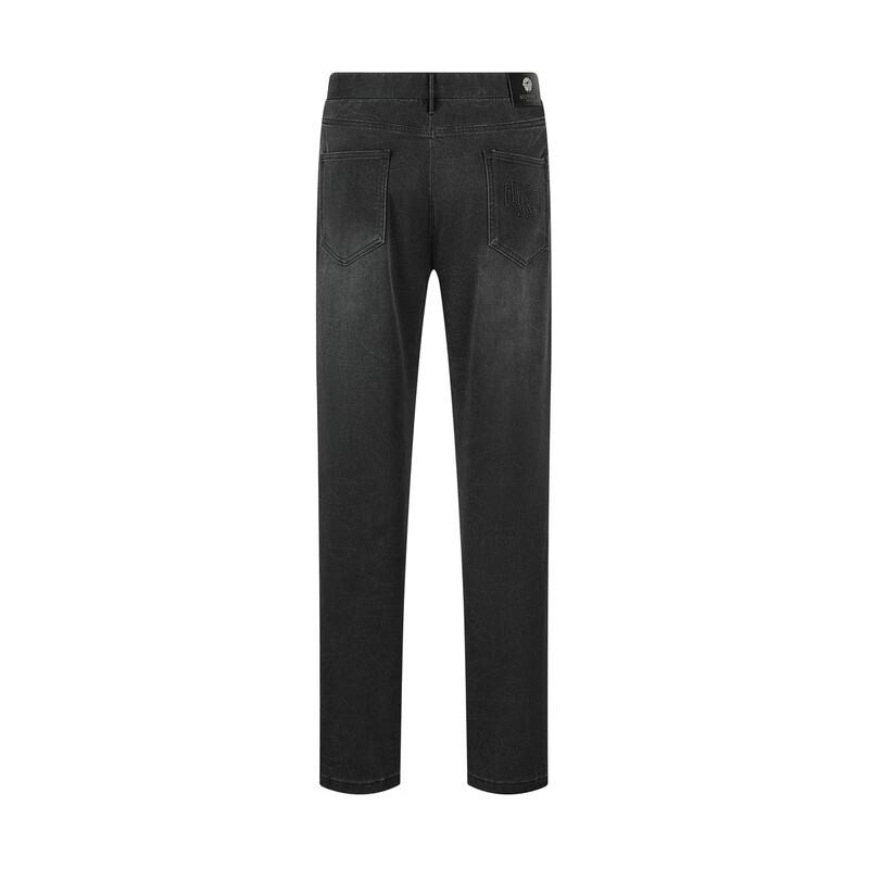Septwolves Men's Jacquard Denim Business Casual Trousers
