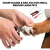 Professional Pet Nail Clipper & Trimmers Dog Nail Clippers with Safety Guard Pet Dog and Cat Nail Clippers Cat Nail Sharpener
