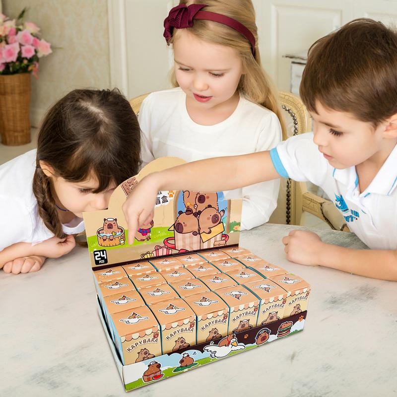 Αστείο Μπρελόκ Καπιμπάρα  Μπρελόκ Ζώου Κρεμαστό για Σακίδιο Χειραποσκευή Τυφλό Κουτί  Δημιουργικές Διακοσμήσεις Καπιμπάρα τυχαίο στυλ