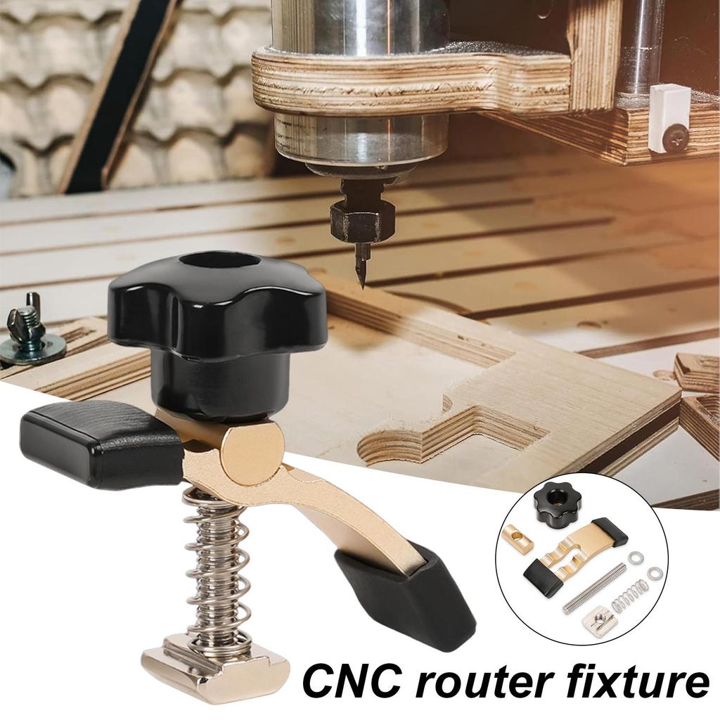 Engraving Machine Clamps Aluminum Alloy Clamp Engraving Machine Fastening Jigs For Drill Presses Table Saws Milling CNC Acrylic