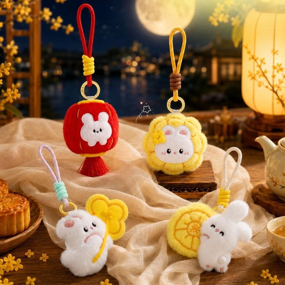 Versatile Plush Hanging Decoration Soft Cute Rabbit Keychain Bunny Plush Pendant Kids Girls Gift