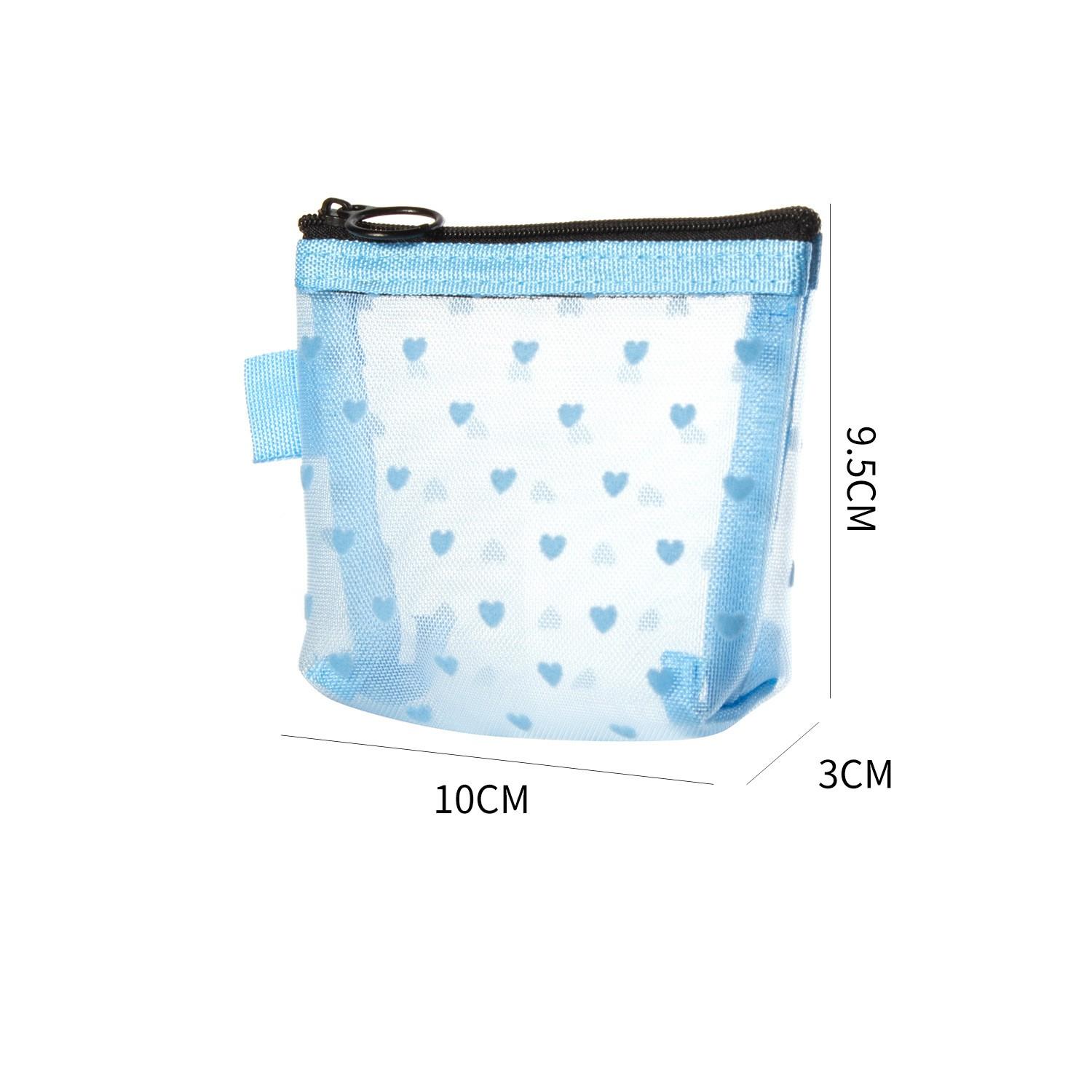 

Сетчатая косметичка Love, студенческая многофункциональная портативная дышащая прозрачная сумка для визуального хранения, сумка Таро