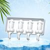 Popsicle Ice Molds,Novelty Popsicle Makers,Silicone Popsicle Molds,Reusable Easy Release Homemade Ice Mould,for Party Fruit Juice Yogurt