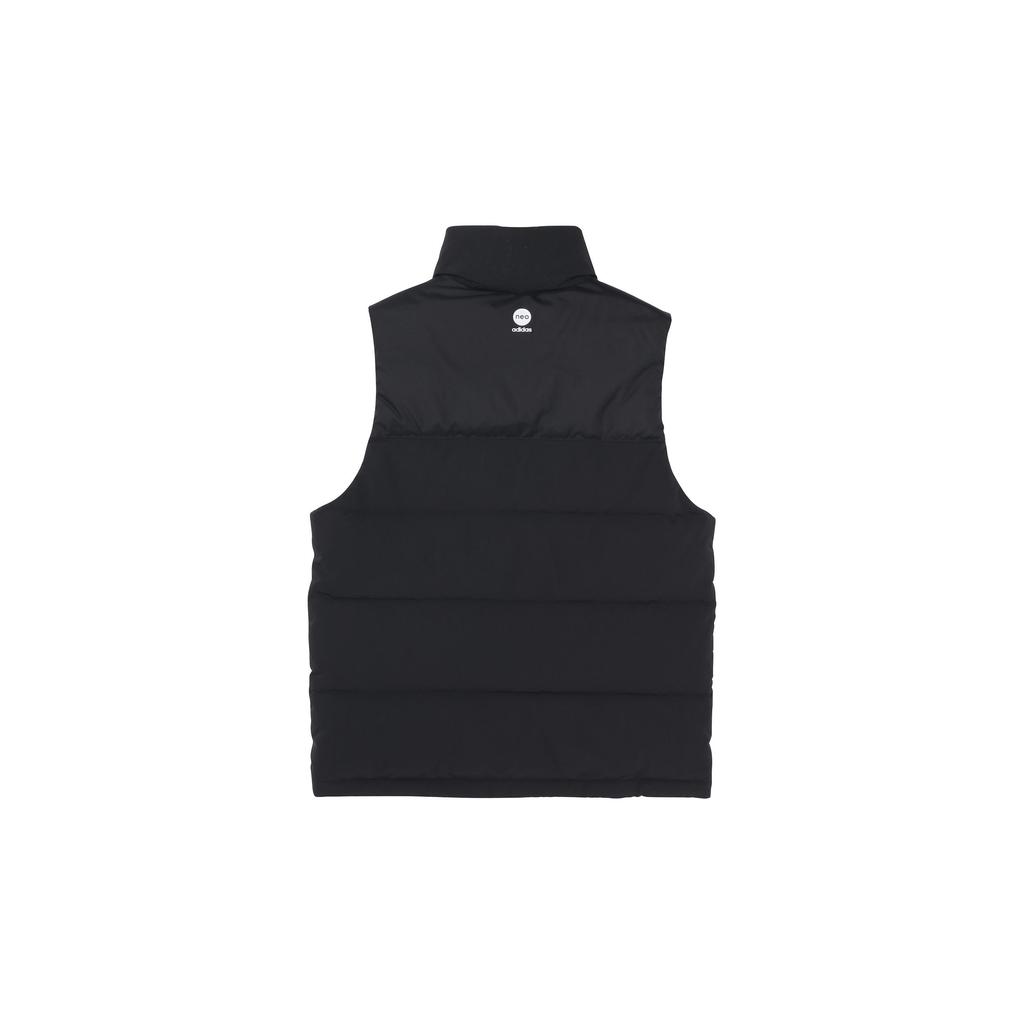 adidas Neo Down Vests Unisex Black Stand Collar Thickened HN4776