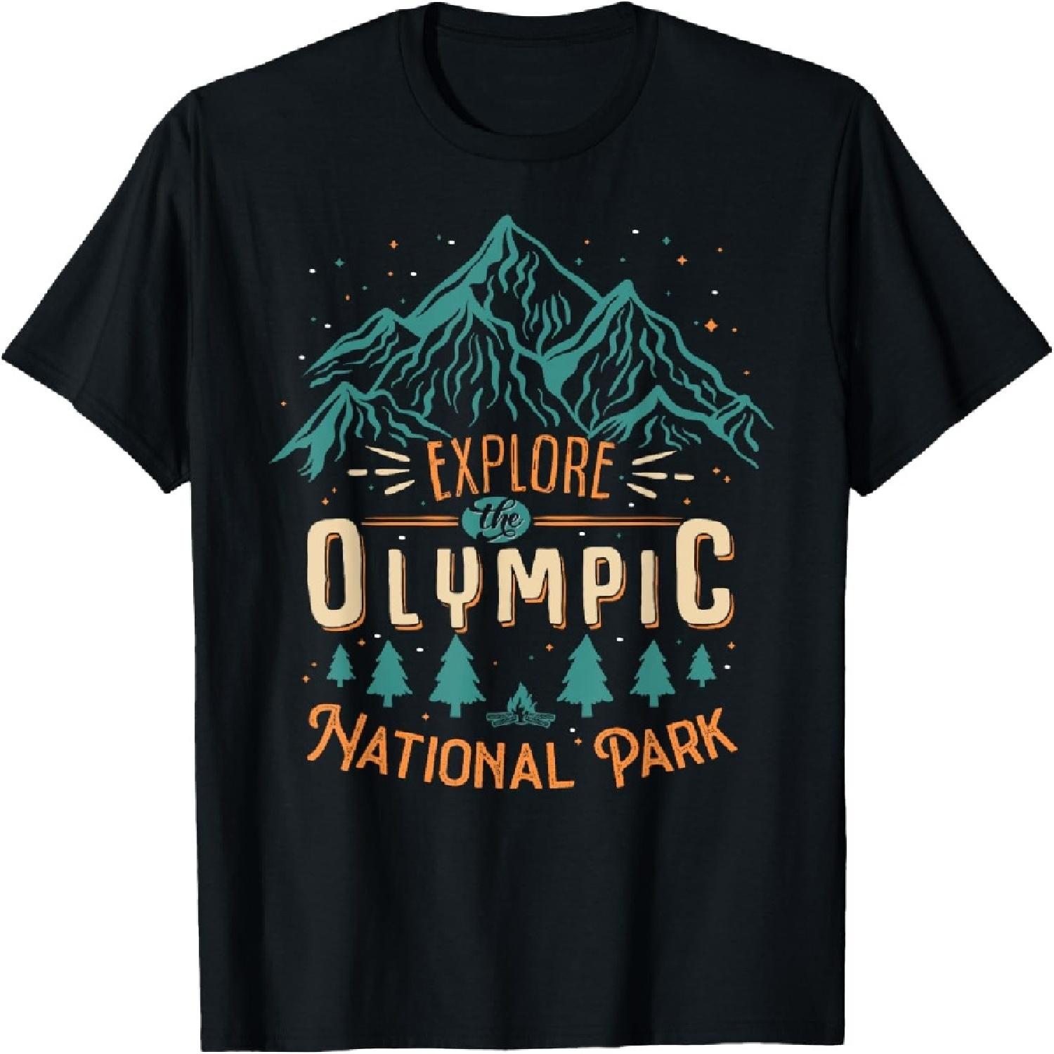 

Retro Olympic National Park US Vintage Olympic T-Shirt XXXXXL різнокольоровий