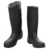 Vidaxl Kalosze, Czarne, Rozmiar 46, Pvc