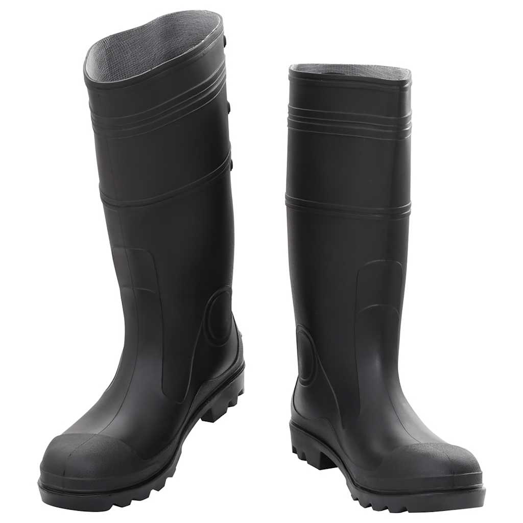 Vidaxl Kalosze, Czarne, Rozmiar 46, Pvc