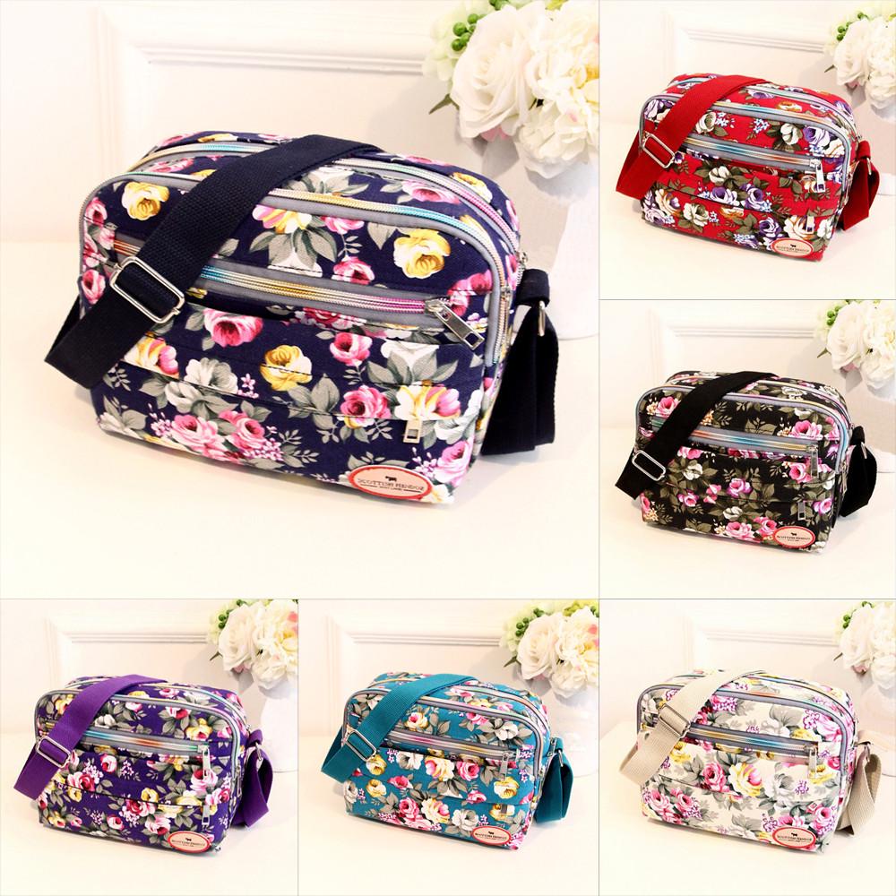 

1 PC Женщины Холст Crossbody Сумка Плечо Мессенджер Косметическая сумка