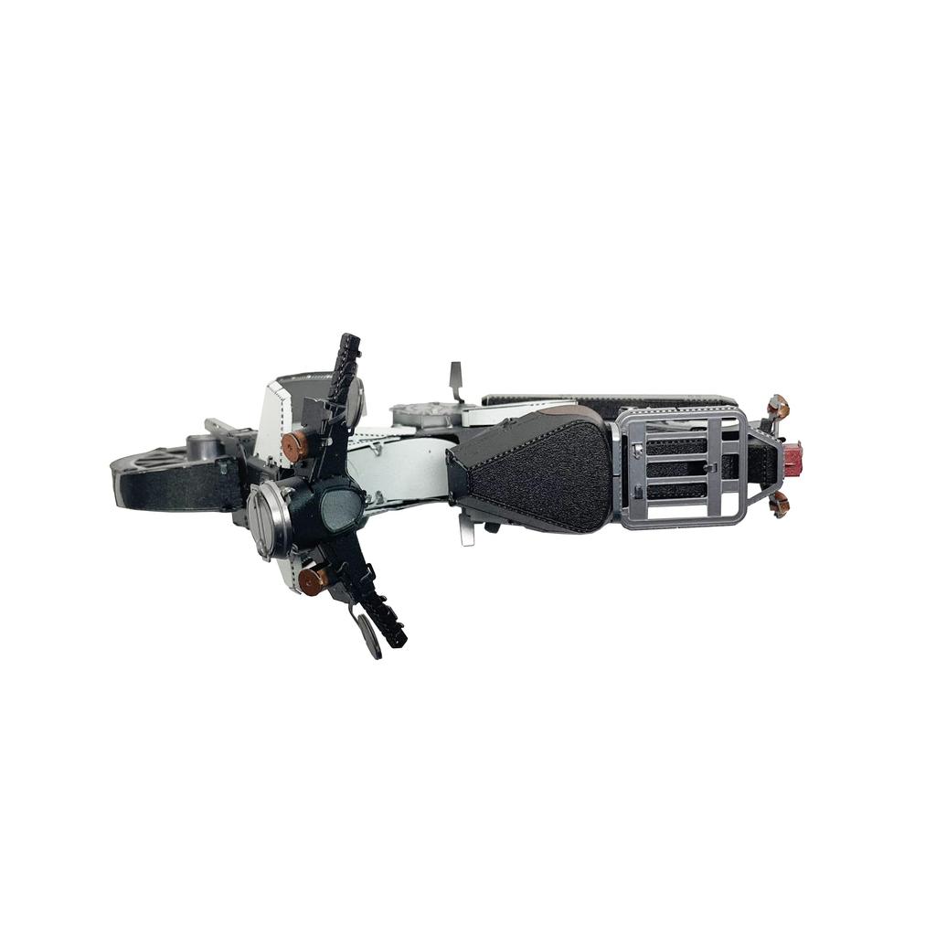 Tenyo Metallic Nano Puzzle and Building HONDA Super Cub 50 Stainless Steel No Adhesive Laser Craft 3D Culture, Science, Series T-ME-025M. Material,