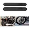 Motorrad Gabelunterteile Reflektor Schieber Satteltasche Reflektorabdeckung Passend für Harley Touring Dyna Softail Sportster XL 883 1200 Grau
